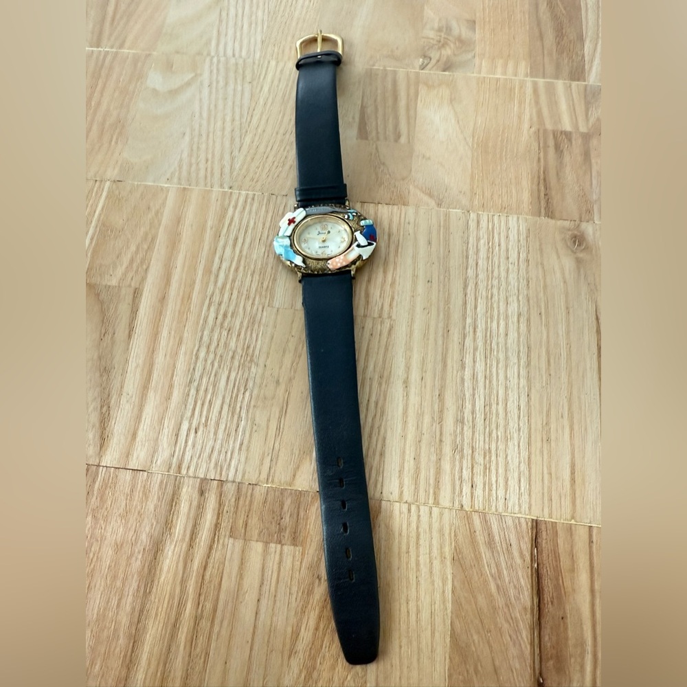 Vintage Jennie B nurse theme watch NEW BATTERY - Picture 3 of 12